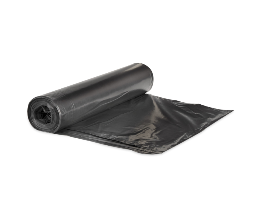 Berry® 0.65-Mil. Black Star Seal Can Liner (40 in. x 46 in., 25 Liners/Roll, 8 Rolls/Case)